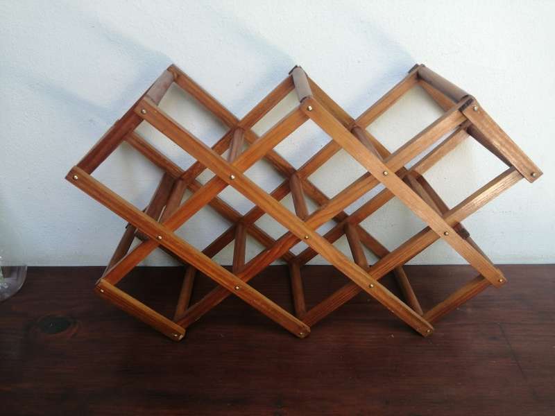 Concertina wine rack deals